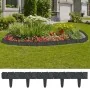 Plastic garden edging stone look 41 pcs 10 m by vidaXL, Garden edging and edging - Ref: Foro24-40917, Price: 33,48 €, Discoun...