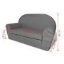 VidaXL Flip-Out Armchair for Children Gray by vidaXL, Chairs and high chairs for children - Ref: Foro24-243257, Price: 97,54 ...