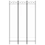 Divider screen with 3 white fabric panels 120x200 cm by vidaXL, Room dividers - Ref: Foro24-350146, Price: 36,99 €, Discount: %