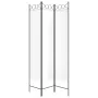 Divider screen with 3 white fabric panels 120x200 cm by vidaXL, Room dividers - Ref: Foro24-350146, Price: 36,99 €, Discount: %