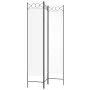 Divider screen with 3 white fabric panels 120x200 cm by vidaXL, Room dividers - Ref: Foro24-350146, Price: 36,99 €, Discount: %