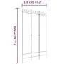 Divider screen with 3 white fabric panels 120x200 cm by vidaXL, Room dividers - Ref: Foro24-350146, Price: 36,99 €, Discount: %