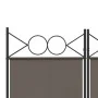 Divider screen with 4 anthracite gray fabric panels 160x200 cm by vidaXL, Room dividers - Ref: Foro24-350152, Price: 43,11 €,...
