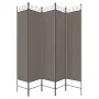 Divider screen with 5 anthracite gray fabric panels 200x200 cm by vidaXL, Room dividers - Ref: Foro24-350156, Price: 53,54 €,...