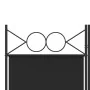 Falttrennwand mit 5 schwarzen Stoffpaneelen 200x200 cm. von vidaXL, Raumteiler - Ref: Foro24-350157, Preis: 53,54 €, Rabatt: %