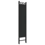 Biombo divisor de 6 paneles de tela negro 240x200 cm de vidaXL, Divisores de ambientes - Ref: Foro24-350161, Precio: 61,88 €,...