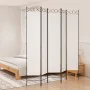 Trennwand mit 5 weißen Stoffbahnen 200x220 cm von vidaXL, Raumteiler - Ref: Foro24-350170, Preis: 57,57 €, Rabatt: %