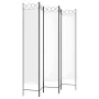 Trennwand mit 5 weißen Stoffbahnen 200x220 cm von vidaXL, Raumteiler - Ref: Foro24-350170, Preis: 57,57 €, Rabatt: %