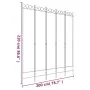Divider screen with 5 white fabric panels 200x220 cm by vidaXL, Room dividers - Ref: Foro24-350170, Price: 57,57 €, Discount: %