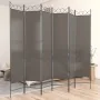 Six-panel room divider in anthracite gray fabric, 240x200 cm. by vidaXL, Room dividers - Ref: Foro24-350160, Price: 60,88 €, ...