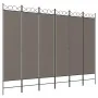 Six-panel room divider in anthracite gray fabric, 240x200 cm. by vidaXL, Room dividers - Ref: Foro24-350160, Price: 60,88 €, ...