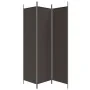 Brown fabric 3-panel divider screen 150x200 cm by vidaXL, Room dividers - Ref: Foro24-350179, Price: 30,06 €, Discount: %