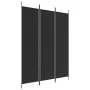 Three-panel black fabric room divider screen 150x200 cm by vidaXL, Room dividers - Ref: Foro24-350181, Price: 34,71 €, Discou...