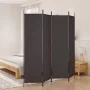 Brauner Stoff Raumteiler mit 4 Paneelen 200x200 cm von vidaXL, Raumteiler - Ref: Foro24-350183, Preis: 37,63 €, Rabatt: %