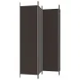 Brauner Stoff Raumteiler mit 4 Paneelen 200x200 cm von vidaXL, Raumteiler - Ref: Foro24-350183, Preis: 37,63 €, Rabatt: %
