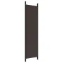 Brauner Stoff Raumteiler mit 4 Paneelen 200x200 cm von vidaXL, Raumteiler - Ref: Foro24-350183, Preis: 37,63 €, Rabatt: %