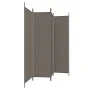 Divider screen with 4 anthracite gray fabric panels 200x200 cm by vidaXL, Room dividers - Ref: Foro24-350184, Price: 33,46 €,...