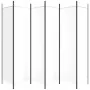 Biombo divisor de 6 paneles de tela blanco 300x200 cm de vidaXL, Divisores de ambientes - Ref: Foro24-350190, Precio: 43,75 €...