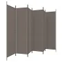 Divider screen with 6 anthracite gray fabric panels 300x200 cm by vidaXL, Room dividers - Ref: Foro24-350192, Price: 47,96 €,...