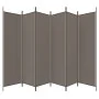 Divider screen with 6 anthracite gray fabric panels 300x200 cm by vidaXL, Room dividers - Ref: Foro24-350192, Price: 47,96 €,...