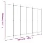 Divider screen with 6 anthracite gray fabric panels 300x200 cm by vidaXL, Room dividers - Ref: Foro24-350192, Price: 47,96 €,...