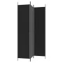 3-Panel schwarzer Stoff Raumteiler 150x220 cm von vidaXL, Raumteiler - Ref: Foro24-350197, Preis: 35,78 €, Rabatt: %