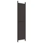 Divider screen with 5 brown fabric panels 250x220 cm by vidaXL, Room dividers - Ref: Foro24-350203, Price: 43,10 €, Discount: %