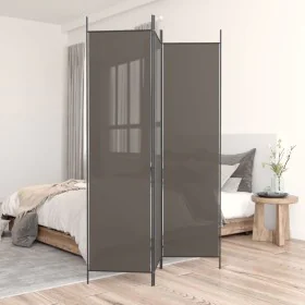 Trennwand mit 3 anthrazitgrauen Stoffbahnen 150x220 cm von vidaXL, Raumteiler - Ref: Foro24-350196, Preis: 31,05 €, Rabatt: %