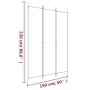 Divider screen with 3 anthracite gray fabric panels 150x220 cm by vidaXL, Room dividers - Ref: Foro24-350196, Price: 31,05 €,...