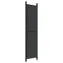 Black fabric room divider with 5 panels, 250x220 cm. by vidaXL, Room dividers - Ref: Foro24-350205, Price: 44,37 €, Discount: %
