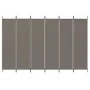 Divider screen with 6 anthracite gray fabric panels 300x220 cm by vidaXL, Room dividers - Ref: Foro24-350208, Price: 52,50 €,...