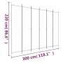 Divider screen with 6 anthracite gray fabric panels 300x220 cm by vidaXL, Room dividers - Ref: Foro24-350208, Price: 52,50 €,...