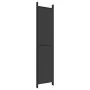 Divider screen with 6 black fabric panels 300x220 cm by vidaXL, Room dividers - Ref: Foro24-350209, Price: 58,04 €, Discount: %