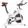 White and red exercise bike with pulse sensors by vidaXL, Stationary bikes - Ref: Foro24-92136, Price: 270,23 €, Discount: %