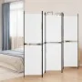 Biombo divisor de 5 paneles de tela blanco 250x180 cm de vidaXL, Divisores de ambientes - Ref: Foro24-350218, Precio: 51,55 €...