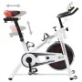 White and red exercise bike with pulse sensors by vidaXL, Stationary bikes - Ref: Foro24-92136, Price: 270,23 €, Discount: %