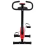 Bicicleta estática con resistencia de cinta roja de vidaXL, Bicicletas estáticas - Ref: Foro24-92012, Precio: 124,28 €, Descu...