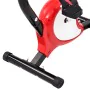 Bicicleta estática con resistencia de cinta roja de vidaXL, Bicicletas estáticas - Ref: Foro24-92012, Precio: 124,28 €, Descu...