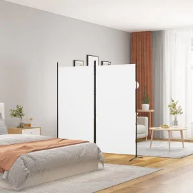 2-Panel-Weißer Stoff Raumteiler 175x180 cm von vidaXL, Raumteiler - Ref: Foro24-350258, Preis: 31,84 €, Rabatt: %