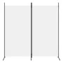 2-Panel-Weißer Stoff Raumteiler 175x180 cm von vidaXL, Raumteiler - Ref: Foro24-350258, Preis: 31,84 €, Rabatt: %