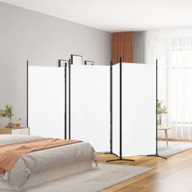 5-teiliger Raumteiler aus weißem Stoff 433x180 cm von vidaXL, Raumteiler - Ref: Foro24-350266, Preis: 55,36 €, Rabatt: %