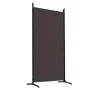 Trennwand mit 5 braunen Stoffbahnen 433x180 cm von vidaXL, Raumteiler - Ref: Foro24-350267, Preis: 58,41 €, Rabatt: %