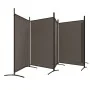 Trennwand mit 5 anthrazitgrauen Stoffbahnen 433x180 cm von vidaXL, Raumteiler - Ref: Foro24-350268, Preis: 52,03 €, Rabatt: %