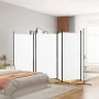 6-Panel-Weißer Stoff Raumteiler 520x180 cm von vidaXL, Raumteiler - Ref: Foro24-350270, Preis: 66,22 €, Rabatt: %