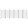 6-Panel-Weißer Stoff Raumteiler 520x180 cm von vidaXL, Raumteiler - Ref: Foro24-350270, Preis: 66,22 €, Rabatt: %