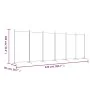 6-Panel-Weißer Stoff Raumteiler 520x180 cm von vidaXL, Raumteiler - Ref: Foro24-350270, Preis: 66,22 €, Rabatt: %