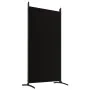 Divider screen with 5 black fabric panels 433x180 cm by vidaXL, Room dividers - Ref: Foro24-350269, Price: 59,63 €, Discount: %