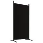 Divider screen with 6 black fabric panels 520x180 cm by vidaXL, Room dividers - Ref: Foro24-350273, Price: 71,50 €, Discount: %