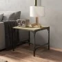 Mesas auxiliares 2 uds madera roble Sonoma 40x40x35 cm de vidaXL, Mesas de centro - Ref: Foro24-819405, Precio: 33,61 €, Desc...