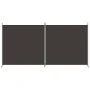 Biombo divisor de 2 paneles de tela marrón 348x180 cm de vidaXL, Divisores de ambientes - Ref: Foro24-350275, Precio: 37,73 €...